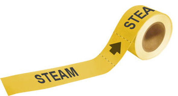 Brady Pipe Markers-To-Go 73929 Self-Adhesive Pipe Marker - Plastic - Yellow - B-736