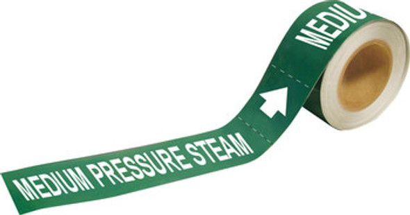 Brady Pipe Markers-To-Go 109468 Self-Adhesive Pipe Marker - Vinyl - White on Green - B-946 - 67704