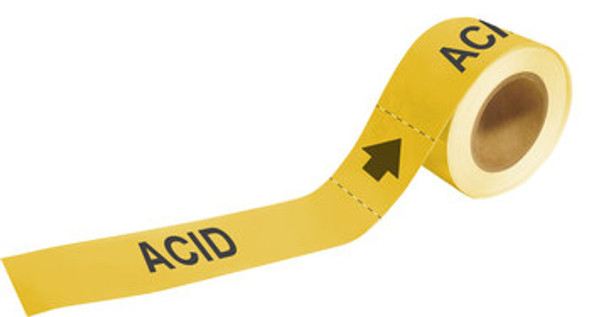 Brady Pipe Markers-To-Go 73860 Self-Adhesive Pipe Marker - Plastic - Yellow - B-736