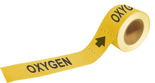 Brady Pipe Markers-To-Go 73915 Self-Adhesive Pipe Marker - Plastic - Yellow - B-736