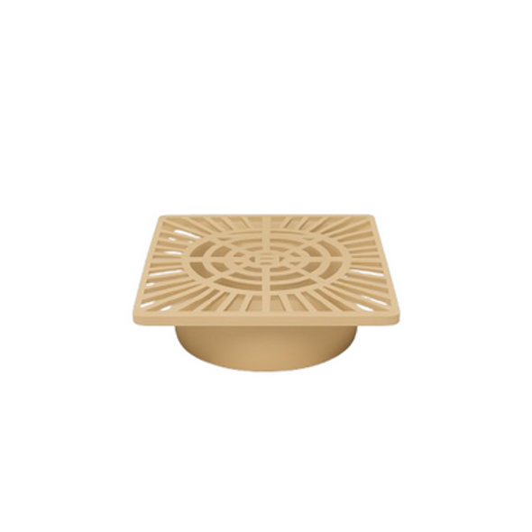 Square Grate - Tan
