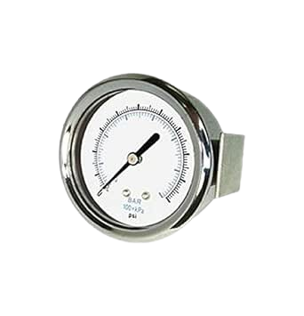 Midwest Control 1/4" BA Pressure Gauge 100 PSI