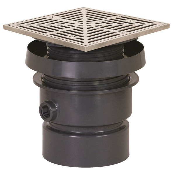 Drain Finish Line 4 Pvc 6ss R&s Rnd, Drain Finish