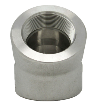 Stainless Steel 3000# Threaded 45° Elbow