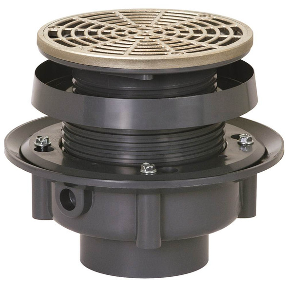 Drain Finish Line 3 Pvc 6ss R&s Sq