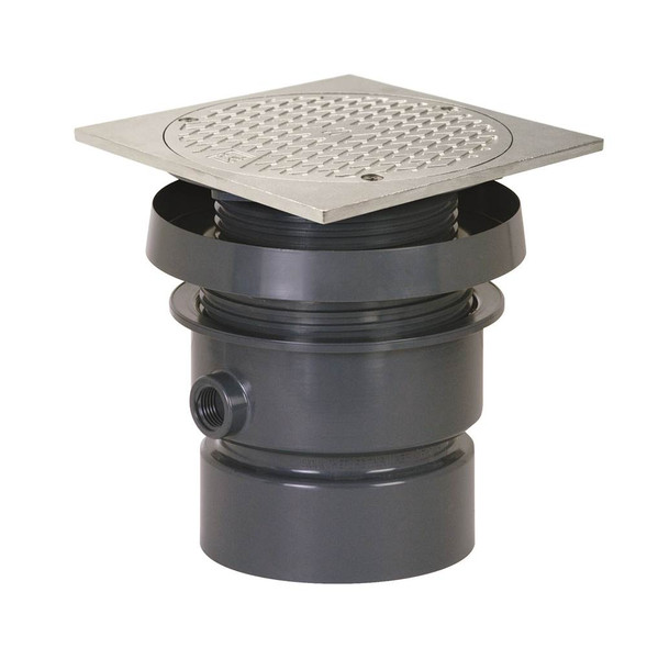 Cleanout Finish Line 4 Pvc 6ss Sqr