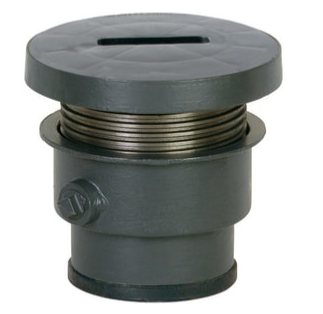 FinishLine™ 834 Series 4 in. Push Joint Ductile Iron Rough-In Cleanout with Gasket