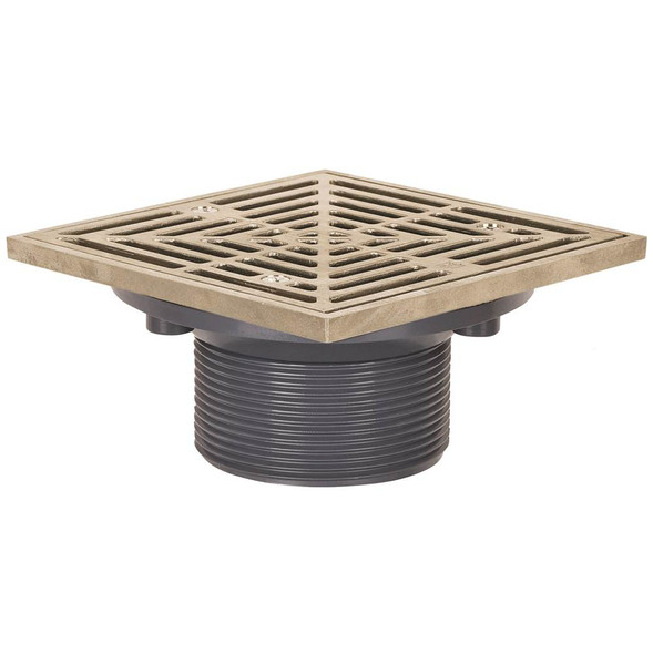 Adj Floor Drain 3 Abs 5nb R&s Sq L/a