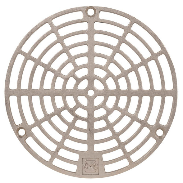 Strainer Ss304 6-1/8" Dia Rnd With Screws