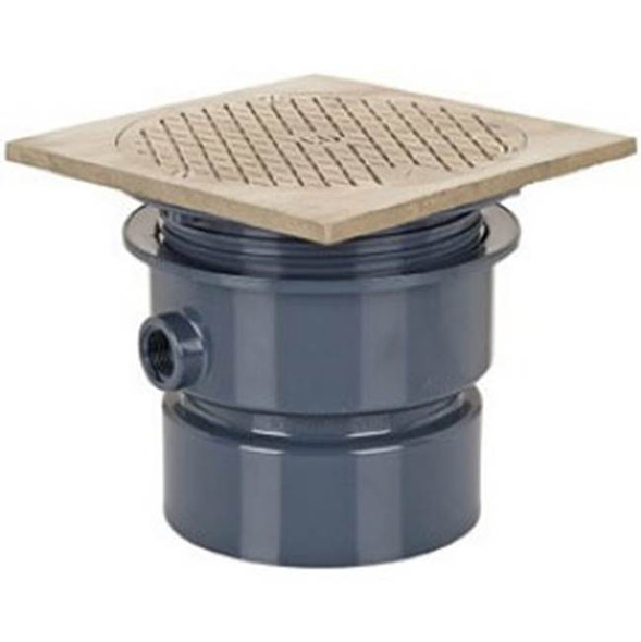 Adj Floor Cleanout 4 Abs 6nb R&c Sq
