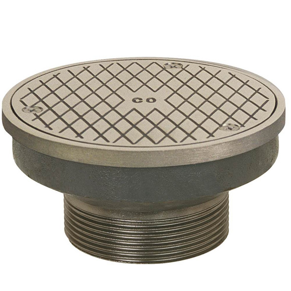 Adj Floor Cleanout 4 Mip Ci 6nb R&c Rnd L/a