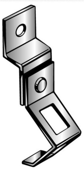 Offset Bracket with Rod Hanger - RO14