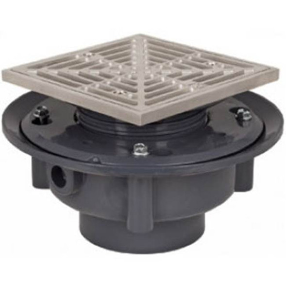 Adj Flashing Drain 3 Abs 5ss R&s Sq