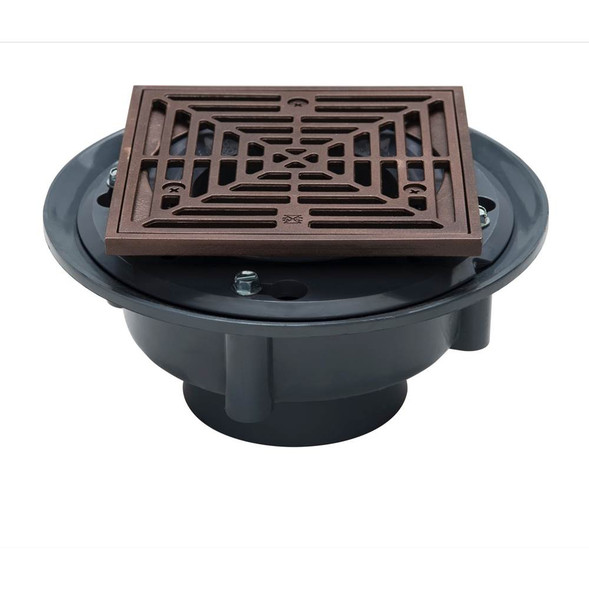 Adj Flashing Drain 3 Pvc 5orb R&s Sq