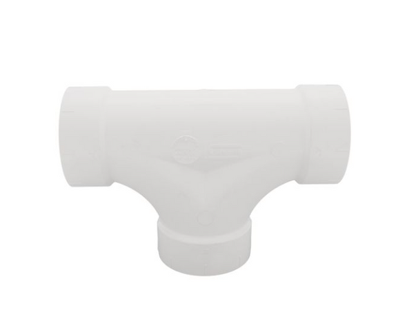 PVC DWV 2-Way Cleanout Tee (All Hub)