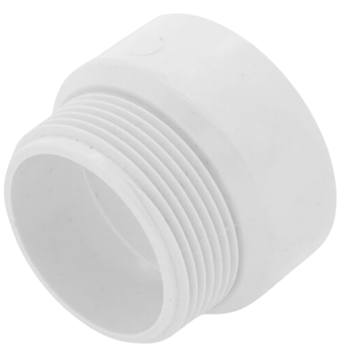 PVC DWV Male Adapter (MPT x HUB)