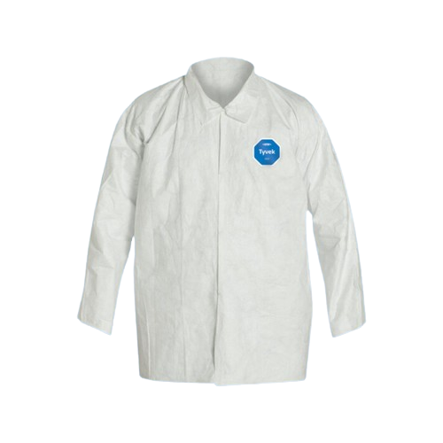 DuPont Tyvek 400 Two Pocket Lab Coat Large (30-Pack)