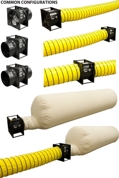 Eagle Industries Black Max 24" Explosion Proof Industrial Exhaust Fan