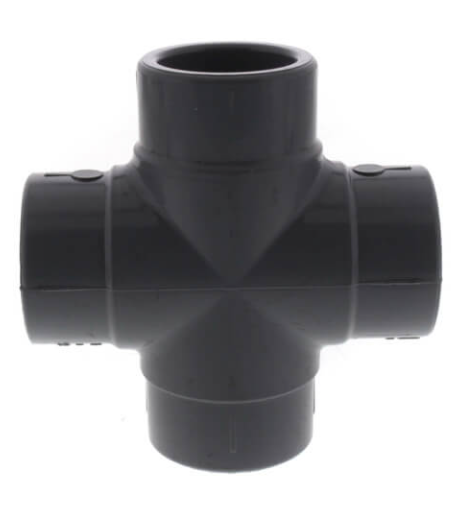 Schedule 80 CPVC Cross (SOC)
