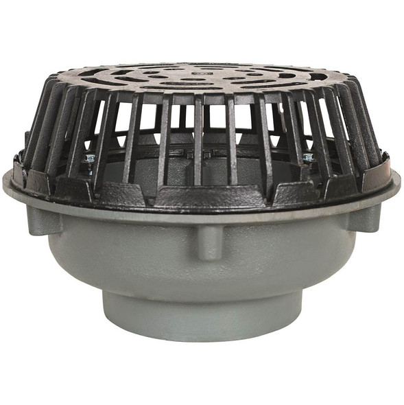 10 In Nh Ci Roof Drain W/ci Dome