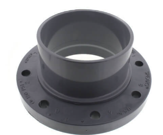 Schedule 80 CPVC Van Stone Flange w/ Plastic Ring (Spigot)