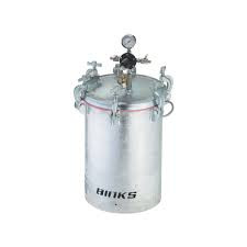 Binks 10 Gallon Galvanized Pressure Tank Dual Regulated No Agitation