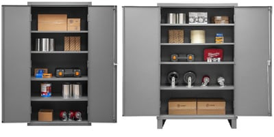 16 Gauge, Adjustable Shelf Cabinets - H2506-4S-95-NL