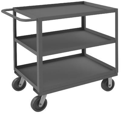 2 / 3 / 4 / 5 Shelf Stock Carts - HRSC-2436-3-3K-95