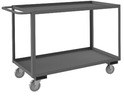 2 / 3 / 4 / 5 Shelf Stock Carts - HRSC-2448-2-95