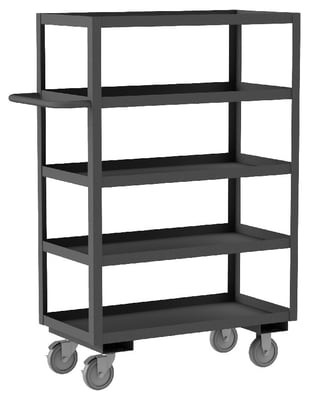 2 / 3 / 4 / 5 Shelf Stock Carts - HRSC-2448-5-95