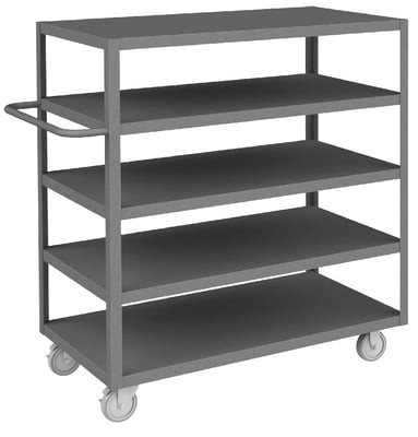 2 / 3 / 4 / 5 Shelf Stock Carts - HRSC-2448-5-LD-95
