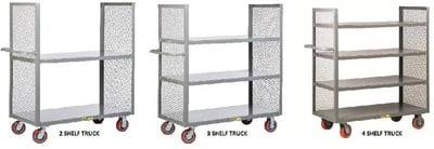 2 Sided Shelf Trucks - HDET3-3048-6PY