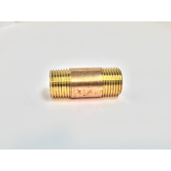 Pipe Nipple Red Brass 1/4" X 2-1/2" Nl