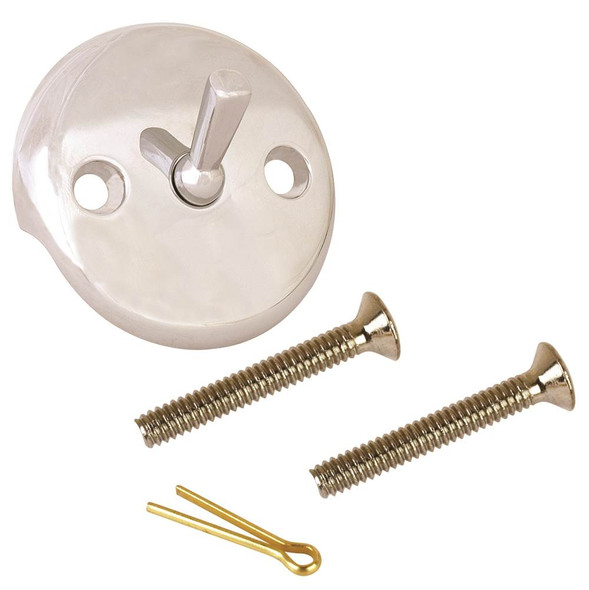Trip Lever Faceplate W/screws Chrome (brass)