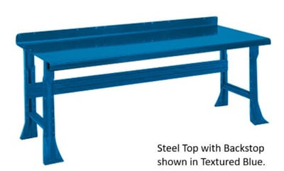 Adjustable Height Open Leg Workcenter - 2200 Series - H2223-5W-YL