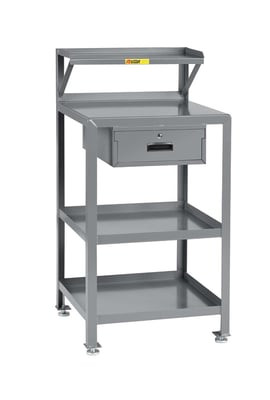 All Welded Shop Desk - HPSR2436-LL-DR