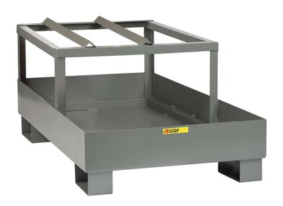 All-Welded Spill Control Platform With Drum Rack - HSST-5125-1D