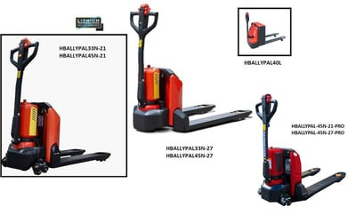 Ballypal Fully Electric Pallet Truck - HBALLYPAL45N-21
