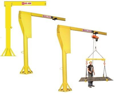 Base Mounted Pillar Jib Crane - H4B0035
