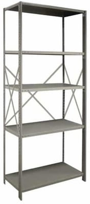 Beaded Post Industrial Clip Shelving - HDDJDP3009
