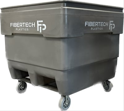 Caster Bins - HF233LID-DOLPHIN BLUE