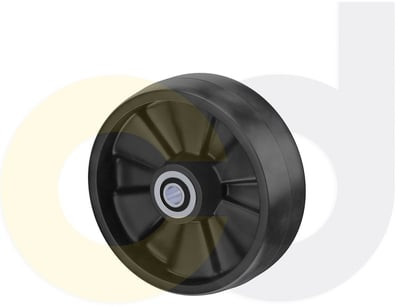 Casterdepot Ergonomic, Top Plate Casters - Glass-Filled Nylon Wheel- Cap. Up To 1400 Lbs. - HW003.679