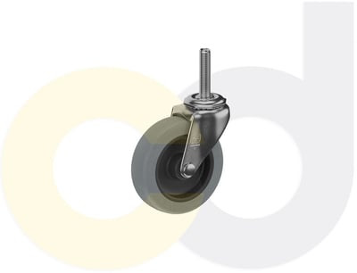 Casterdepot Threaded Stem Casters - Thermo-Urethane Wheel - Capacities Up To 120 Lbs. - HC003.447