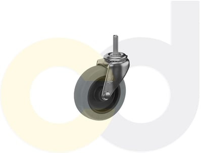 Casterdepot Threaded Stem Casters - Thermo-Urethane Wheel - Capacities Up To 120 Lbs. - HC004.373