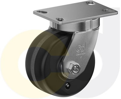 Casterdepot Top Plate Casters - Phenolic Wheel - Capacities Up To 3000 Lbs. - HC014.196