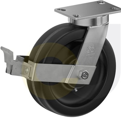 Casterdepot Top Plate Casters - Phenolic Wheel - Capacities Up To 3000 Lbs. - HC092.456