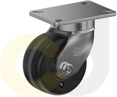 Casterdepot Top Plate Casters - Phenolic Wheel - Capacities Up To 3500 Lbs. - HC014.270