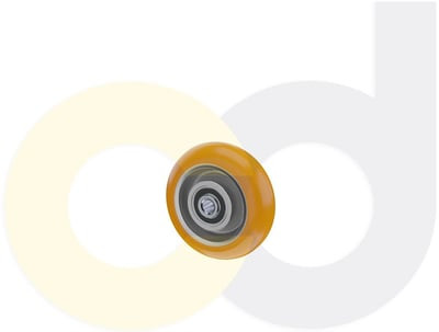 Casterdepot Top Plate Casters - Poly On Aluminum Wheel - Capacities Up To 350 Lbs. - HW020.569