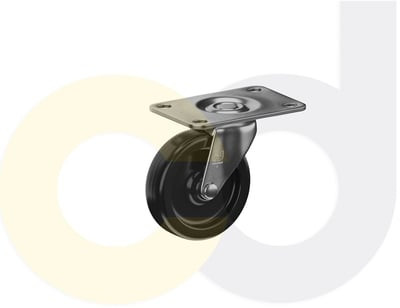 Casterdepot Top Plate Casters - Polyolefin Wheel - Capacities Up To 120 Lbs. - HC003.348