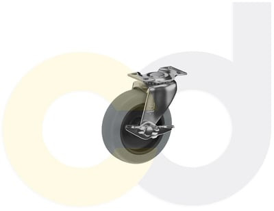 Casterdepot Top Plate Casters - Thermo-Urethane Wheel - Capacities Up To 120 Lbs. - HC003.440